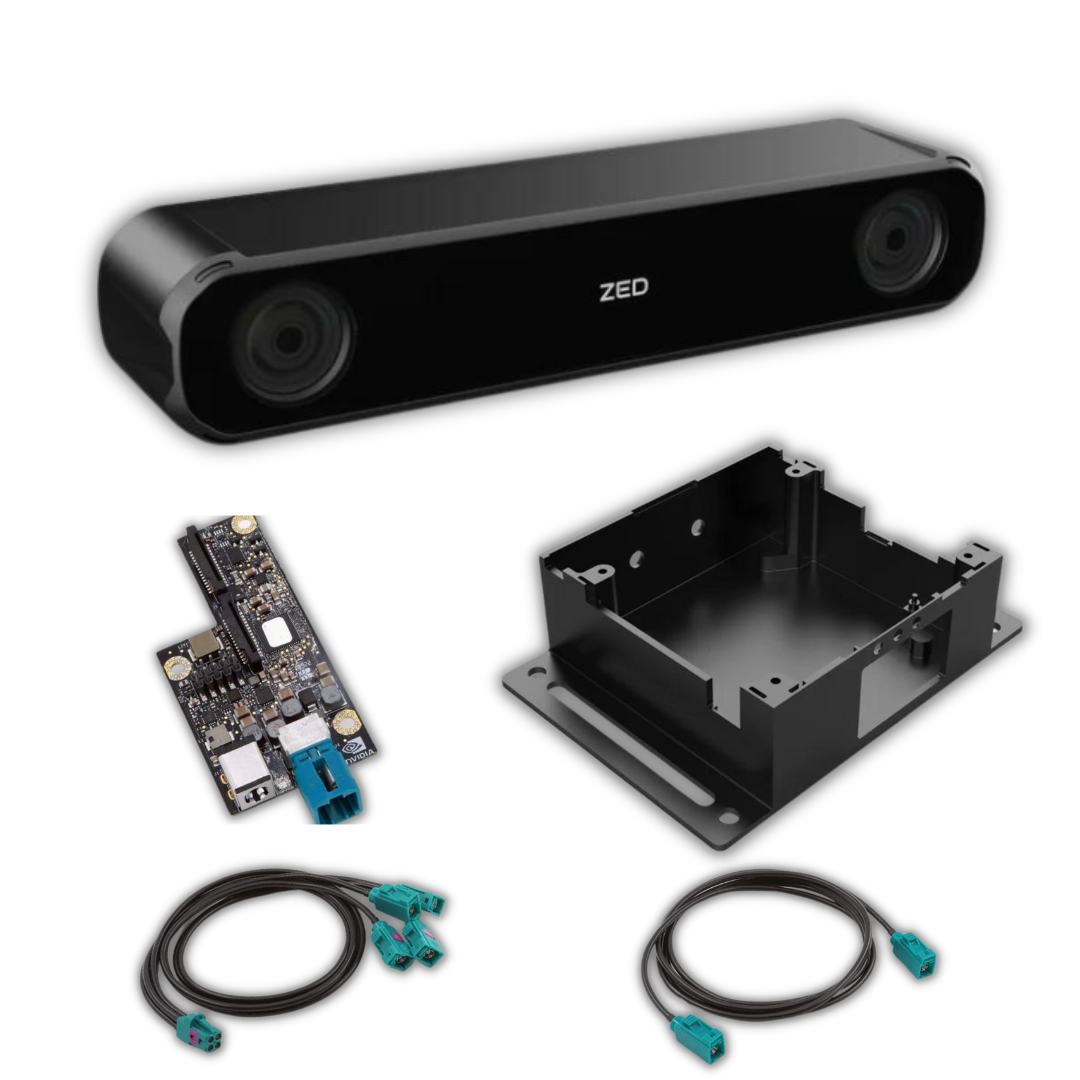 【預購,5-7個工作日出貨】ZED X Stereo Camera深度影像攝影機套組(含偏光片/2.2mm廣角鏡頭)