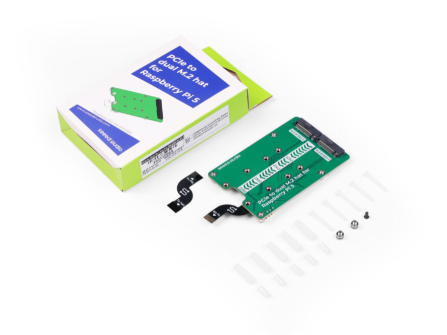 【預購】Raspberry Pi 5專用 PCIe2.0 to dual M.2 擴充板:圖片 2
