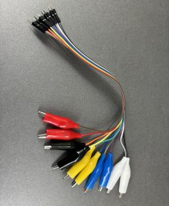 鱷魚夾轉杜邦線公接頭 20cm 10條裝 micro:bit適用