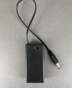 電池盒 9V電池X1 (DC 55/21接頭、有蓋子、開關）