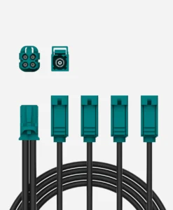 【現貨】GMSL2 Fakra 1-to-4 M-F Cable